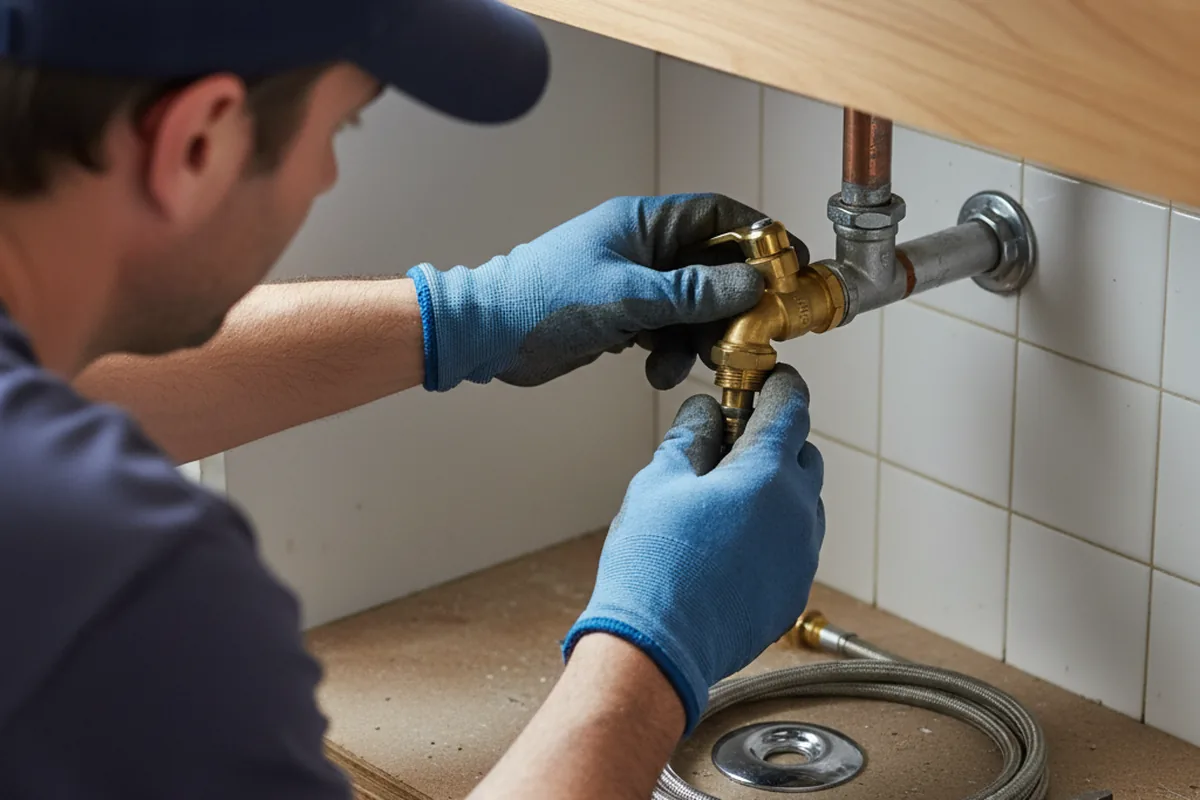 Shutoff valve and fitting work during Emergency Plumbing in Quogue